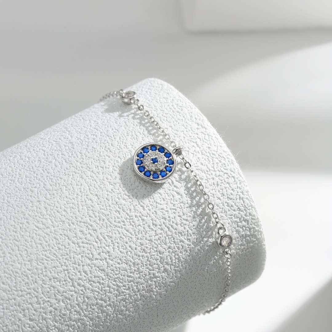 [Violet JW]Devil's Eye Round Shape Bracelet