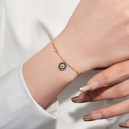 [Violet JW]Devil's Eye Round Shape Bracelet