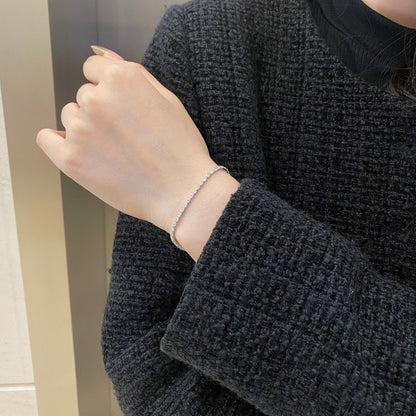 [Violet JW]Elegant Emerald Cut Daily Bracelet