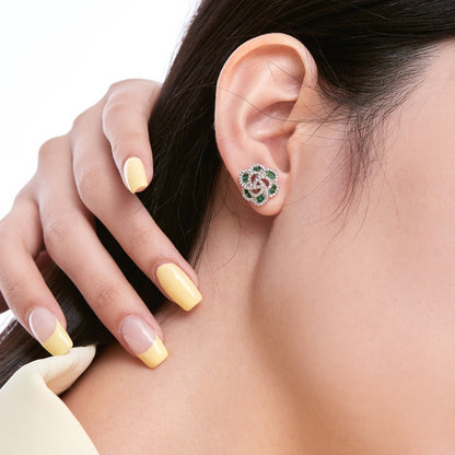 [Violet JW]Exquisite Flower Shape Daily Earrings