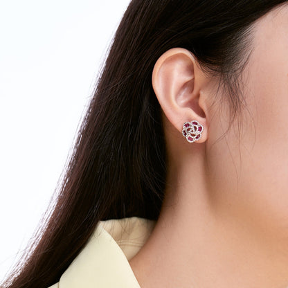 [Violet JW]Exquisite Flower Shape Daily Earrings