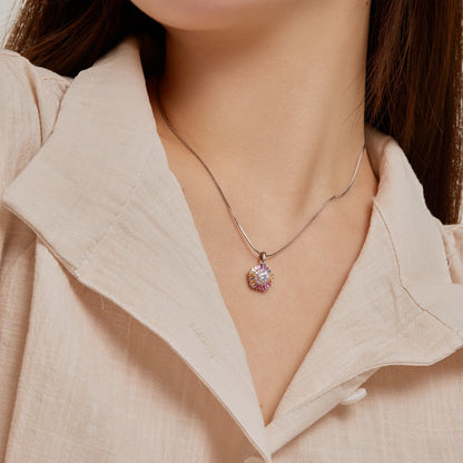 [Violet JW]Charming Flower Colorful Necklace