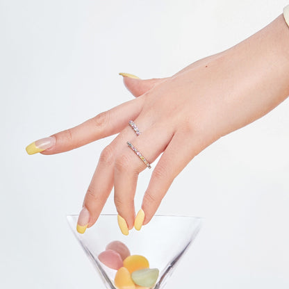 [Violet JW]Charming Colorful Round Cut Daily Ring