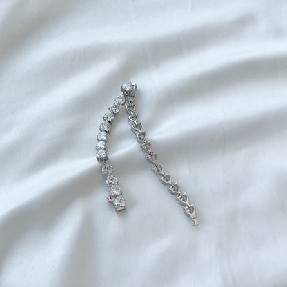 [Violet JW]0.75 Carat Elegant Romantic Heart Shape Lover Bracelet