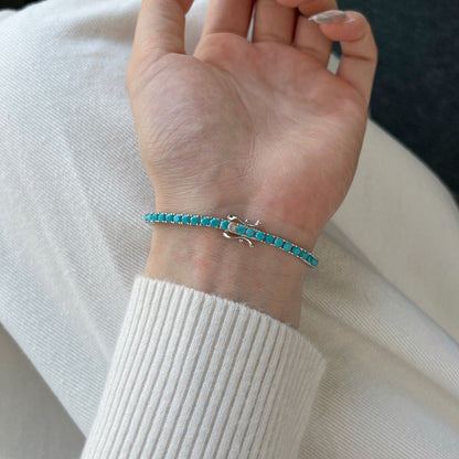 [Violet JW]Dainty Charming Round Cut Tennis Bracelet