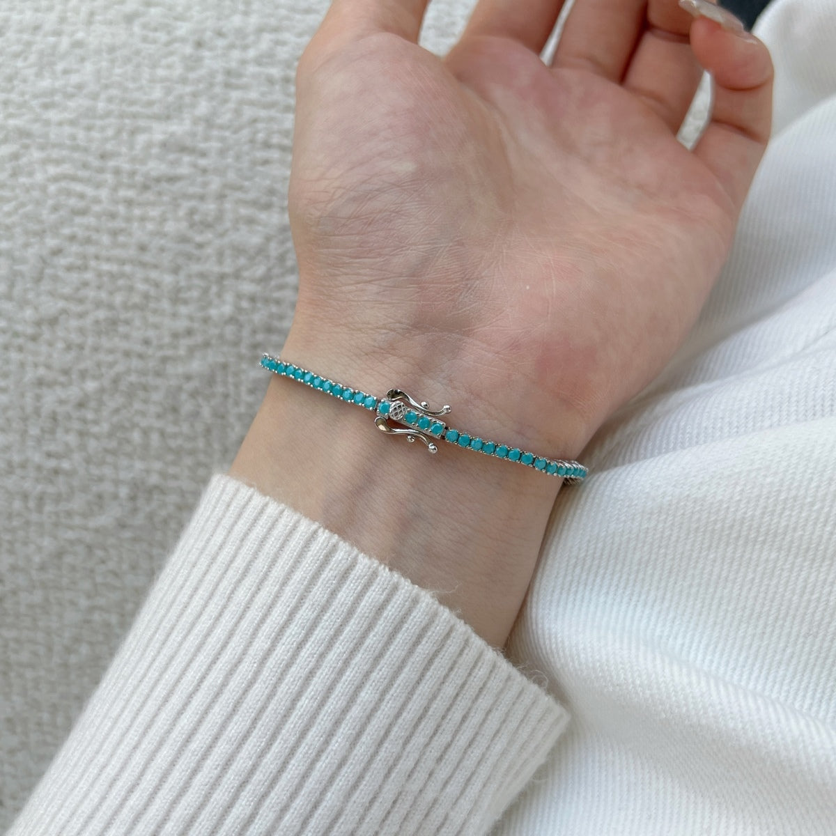 [Violet JW]Dazzling Exquisite Round Cut Daily Bracelet