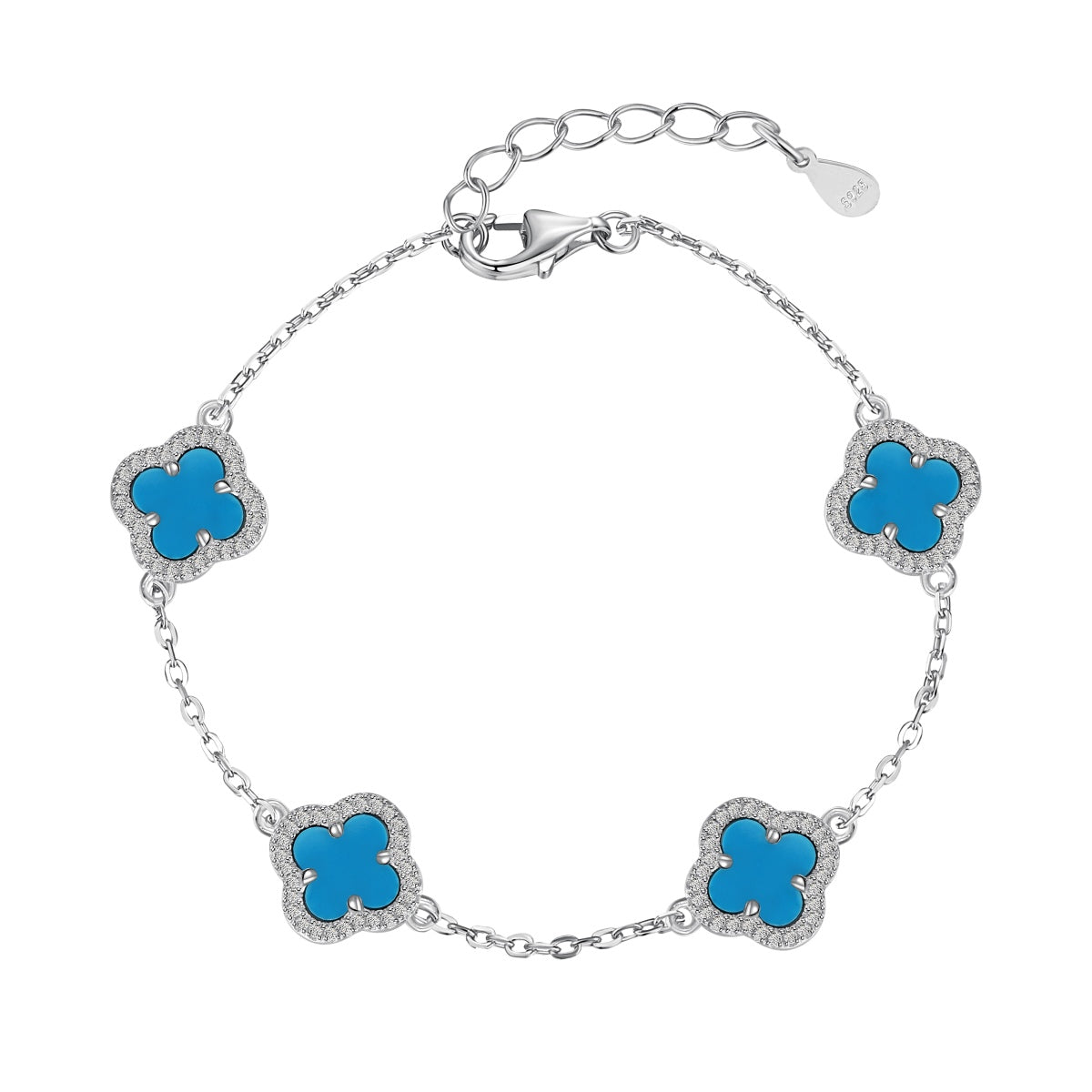 [Violet JW]Four-Leaf Clover Exquisite Bracelet
