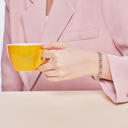 [Violet JW]Ornate Sparkling Round Cut Party Bracelet