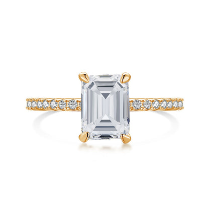 [Violet JW]2.0 Carat Scintillating Ornate Radiant Cut Party Ring