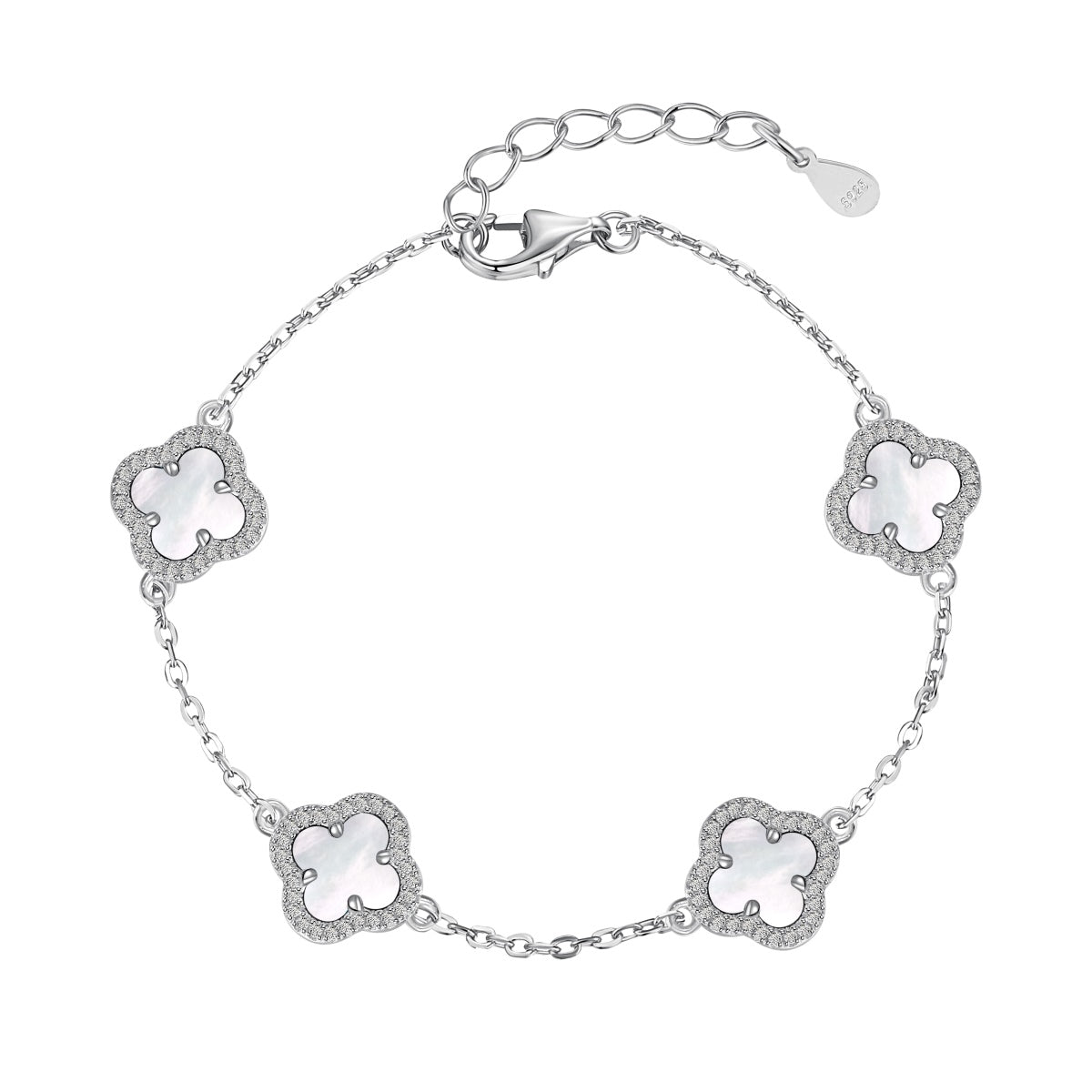 [Violet JW]Four-Leaf Clover Exquisite Bracelet