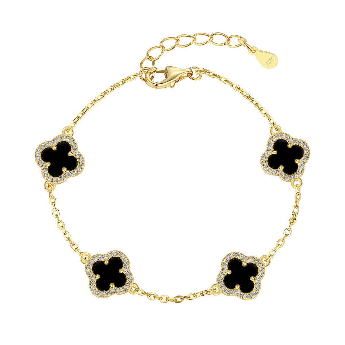[Violet JW]Four-Leaf Clover Exquisite Bracelet