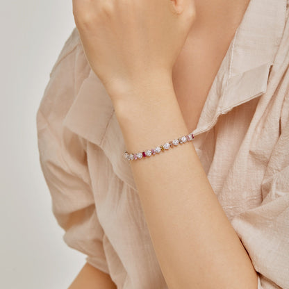 [Violet JW]Radiant Colorful Round Shape Daily Bracelet