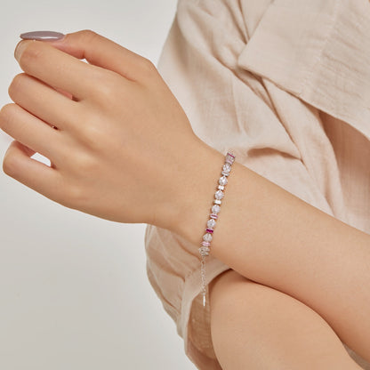 [Violet JW]Radiant Colorful Round Shape Daily Bracelet