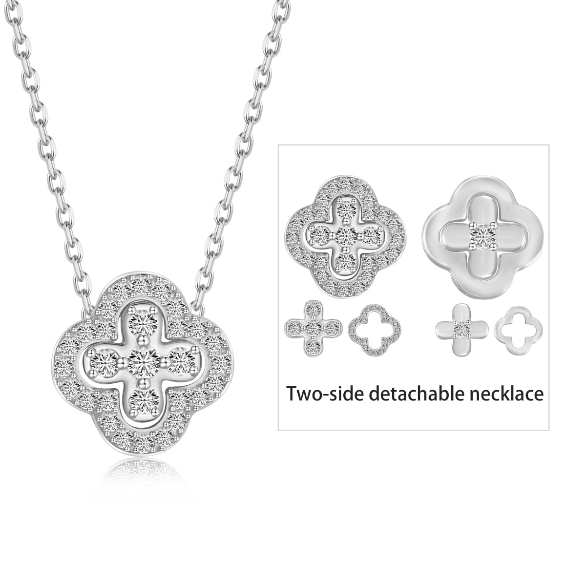 [Violet JW]Four-Leaf Clover Various DIY Wearable Necklaces