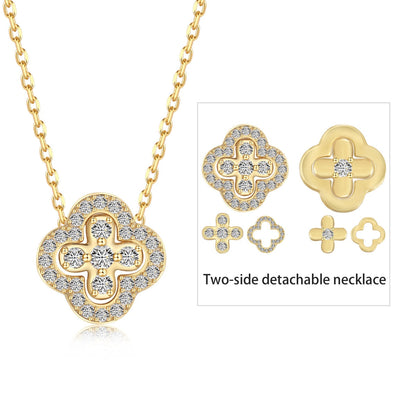 [Violet JW]Four-Leaf Clover Various DIY Wearable Necklaces