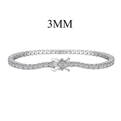 [Violet JW]Dainty Charming Round Cut Tennis Bracelet