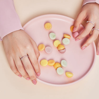 [Violet JW]Exquisite Colorful Round Cut Party Ring