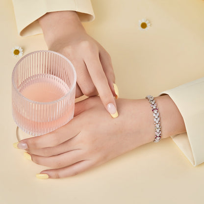 [Violet JW]Dainty Exquisite Flower Shape Daily Bracelet