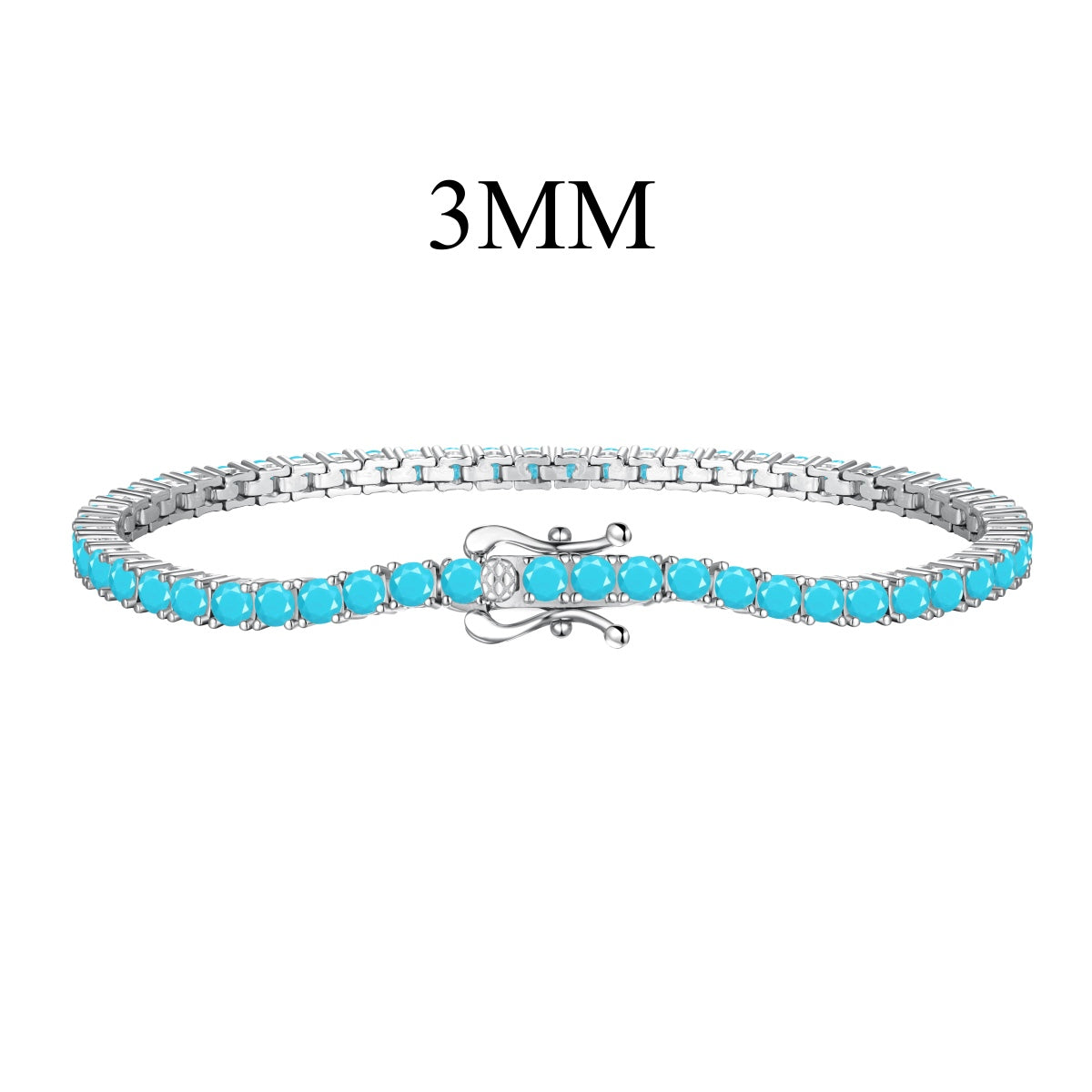 [Violet JW]Dainty Charming Round Cut Tennis Bracelet