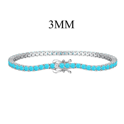 [Violet JW]Dainty Charming Round Cut Tennis Bracelet