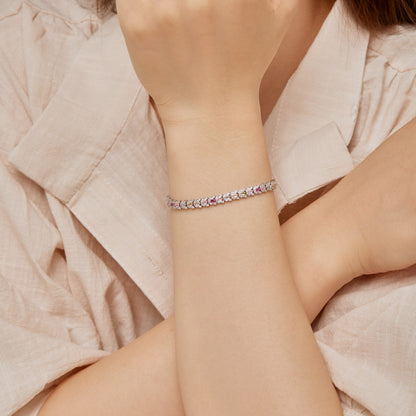 [Violet JW]Delicate Colorful Multi Cut Daily Bracelet