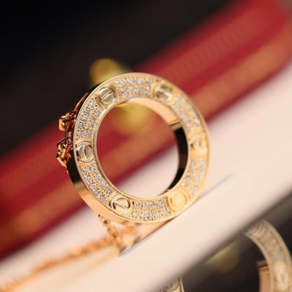 [Violet JW]LOVE NECKLACE ADJUSTABLE ROSE GOLD