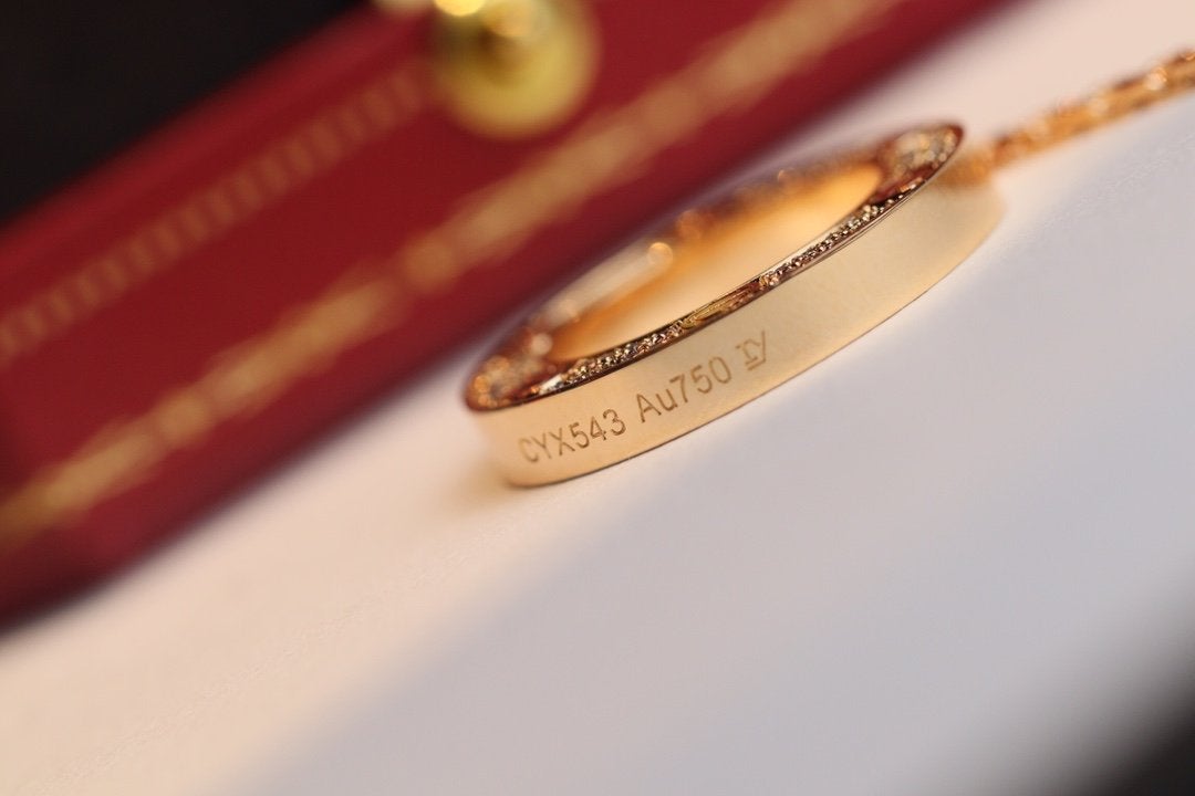 [Violet JW]LOVE NECKLACE ADJUSTABLE ROSE GOLD