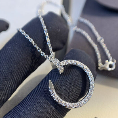 [Violet JW]JUSTE NECKLACE SILVER DIAMONDS