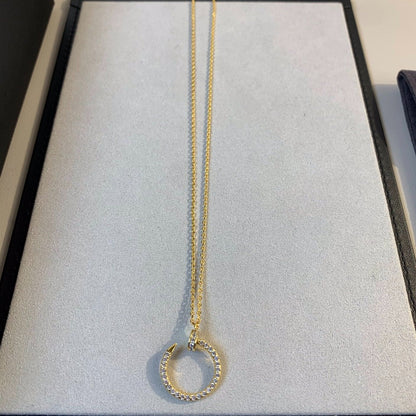 [Violet JW]JUSTE NECKLACE GOLD DIAMONDS