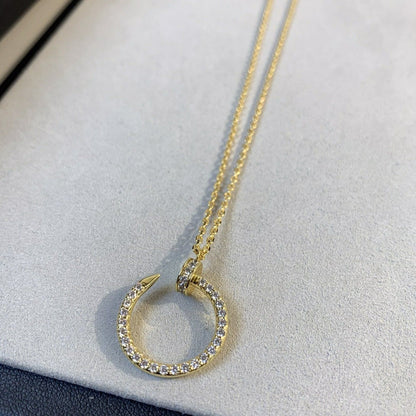[Violet JW]JUSTE NECKLACE GOLD DIAMONDS