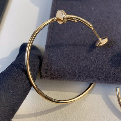 [Violet JW]JUSTE EARRINGS GOLD DIAMONDS 1.8MM