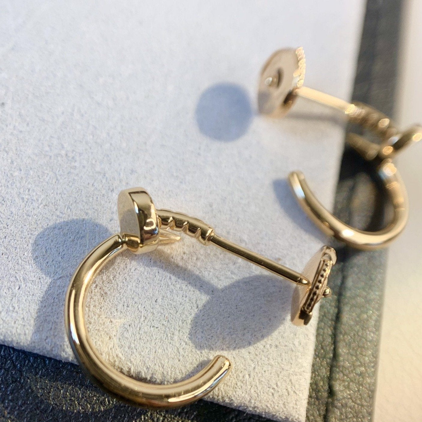 [Violet JW]JUSTE EARRINGS PINK GOLD