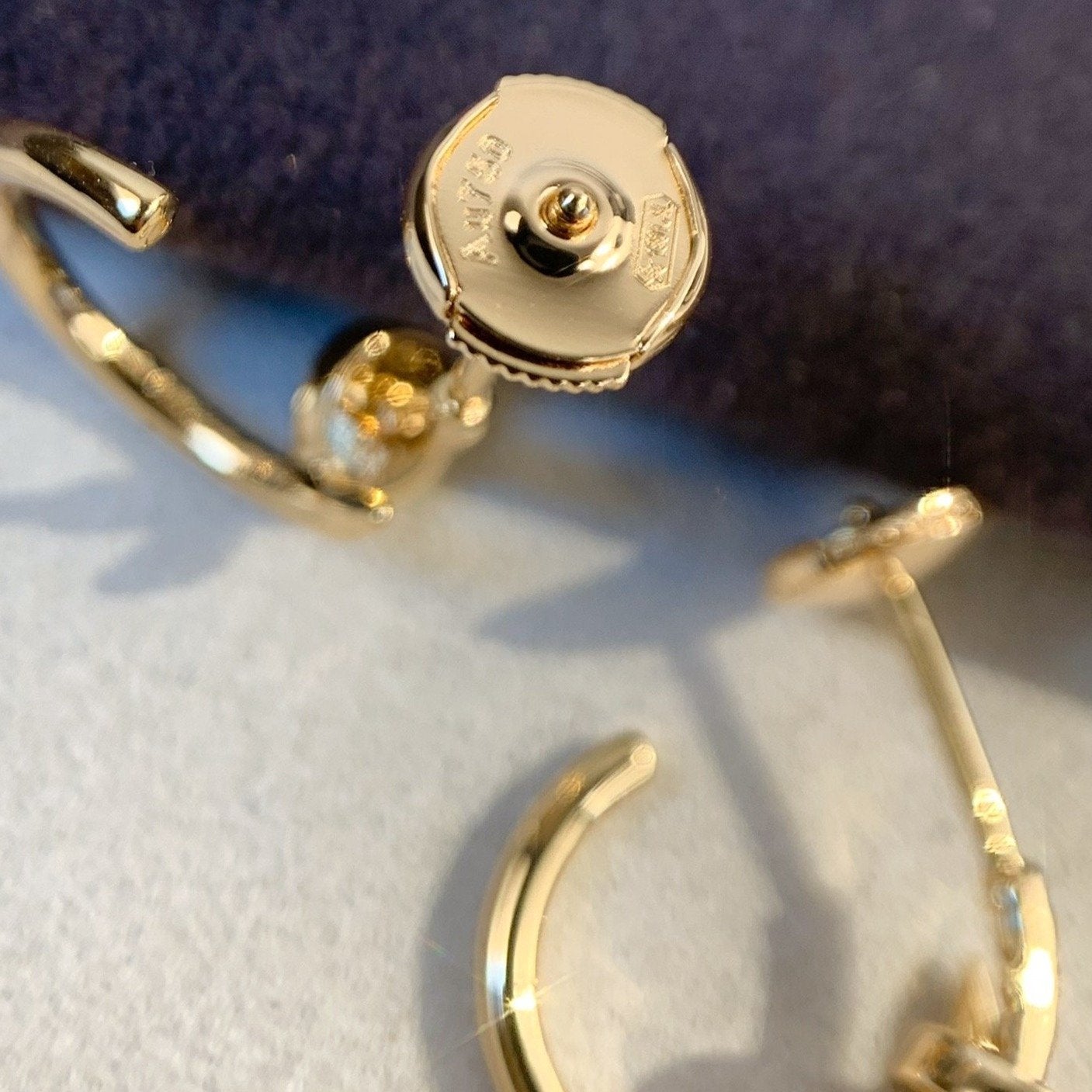 [Violet JW]JUSTE EARRINGS PINK GOLD