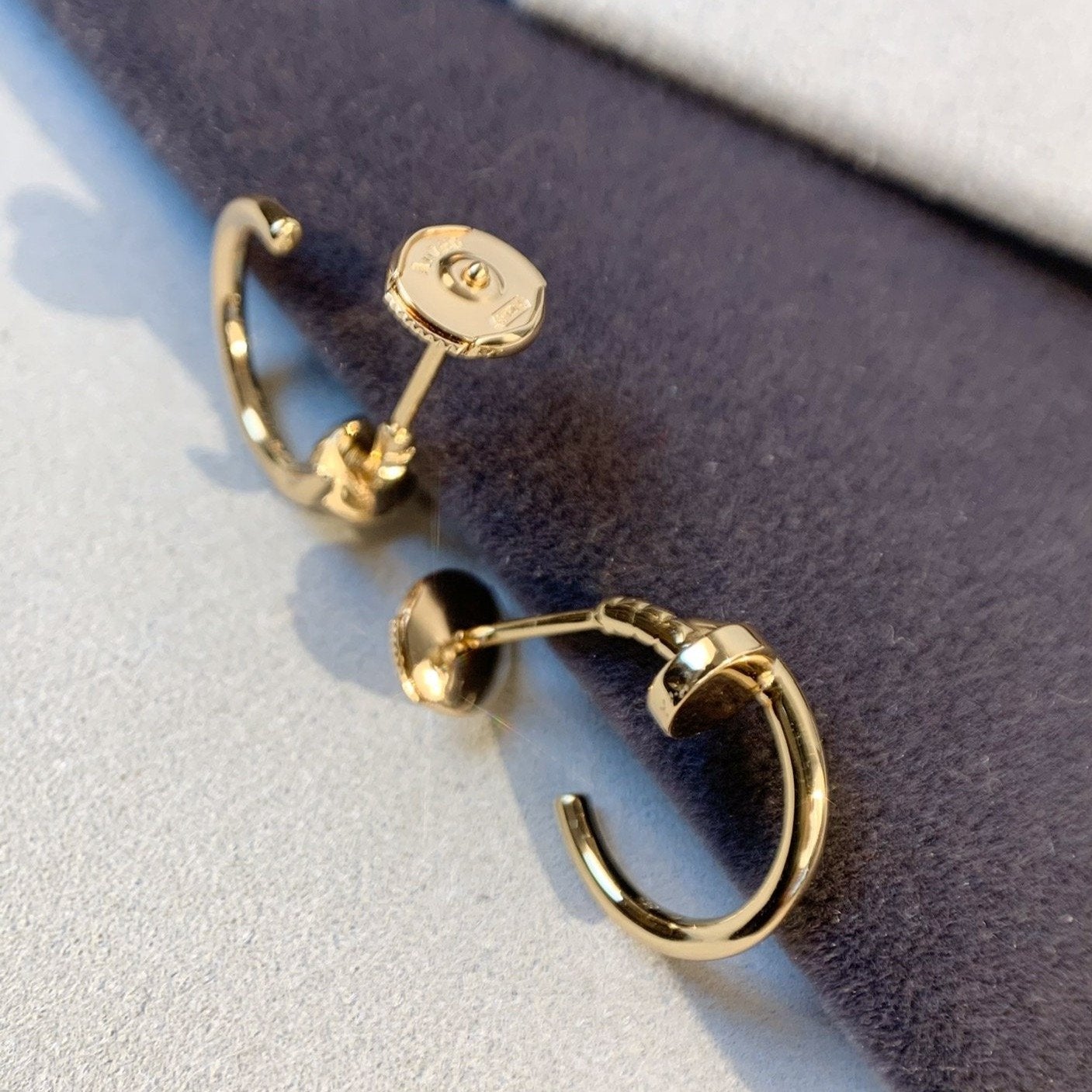 [Violet JW]JUSTE EARRINGS PINK GOLD