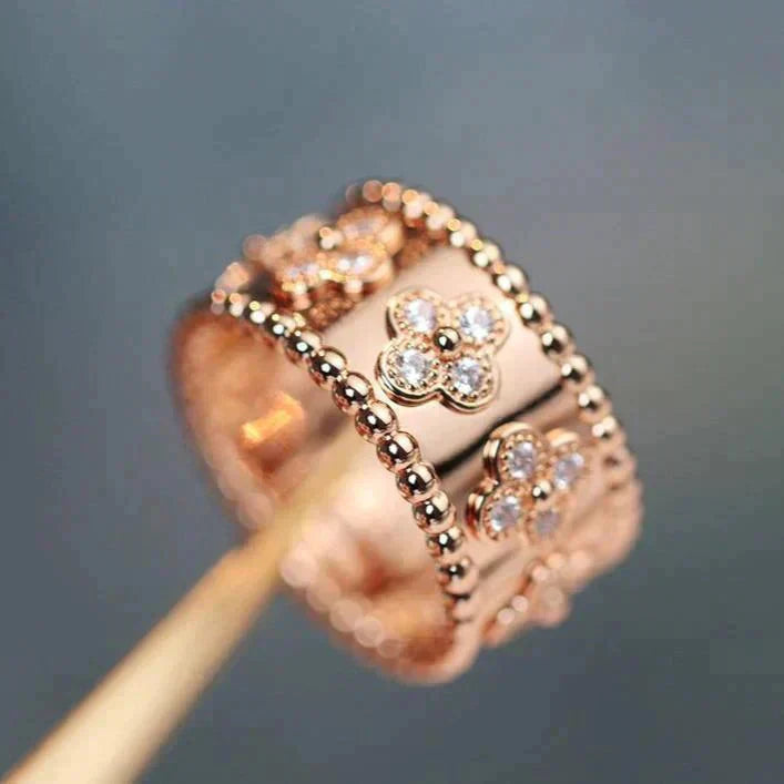 [Violet JW]CLOVER KALEIDOSCOPE RING 10MM