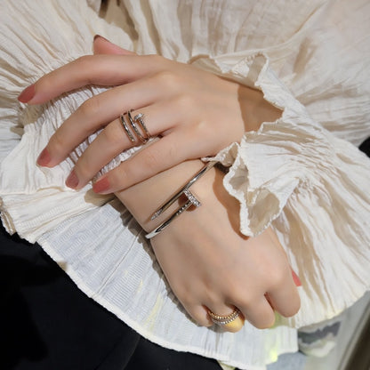 [Violet JW]JUSTE RING 1.8MM SILVER DOUBLE ROW