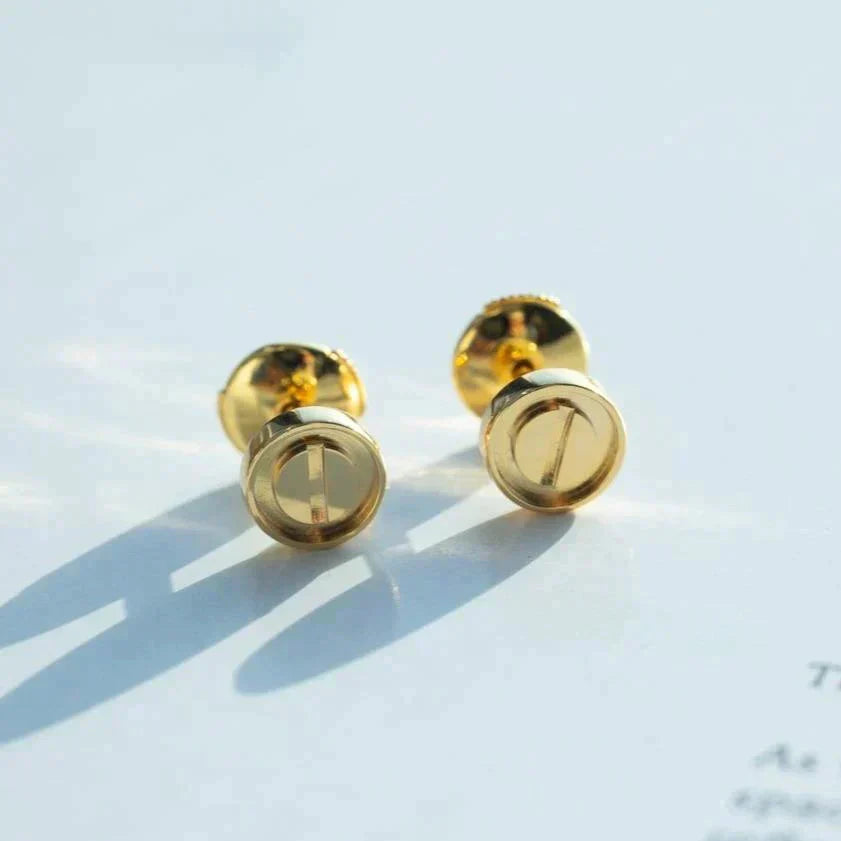 [Violet JW]LOVE EARRINGS GOLD 10MM