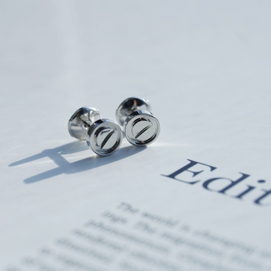 [Violet JW]LOVE EARRINGS SILVER 10MM