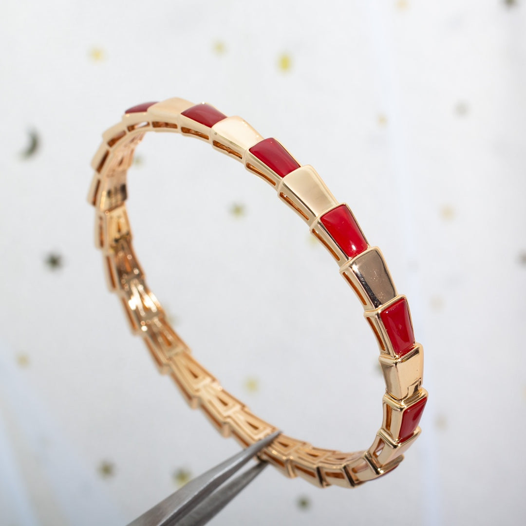 [Violet JW]SERPENTI BRACELET PINK GOLD RUBELLITE