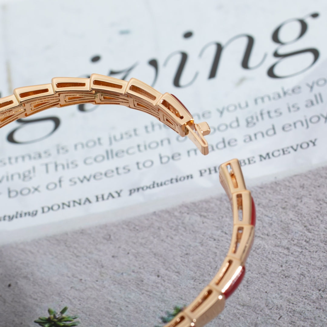 [Violet JW]SERPENTI BRACELET PINK GOLD RUBELLITE