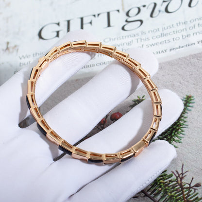 [Violet JW]SERPENTI BRACELET PINK GOLD ONYX
