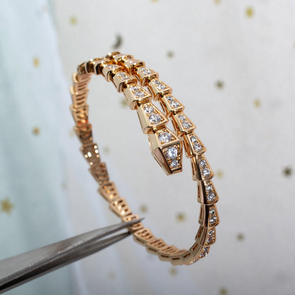 [Violet JW]SERPENTI BRACELET 6.8MM PINK GOLD DIAMOND