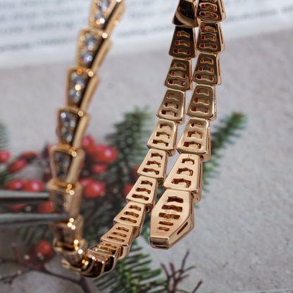 [Violet JW]SERPENTI BRACELET 6.8MM PINK GOLD DIAMOND