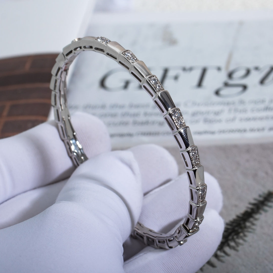 [Violet JW]SERPENTI BRACELET SILVER DIAMOND