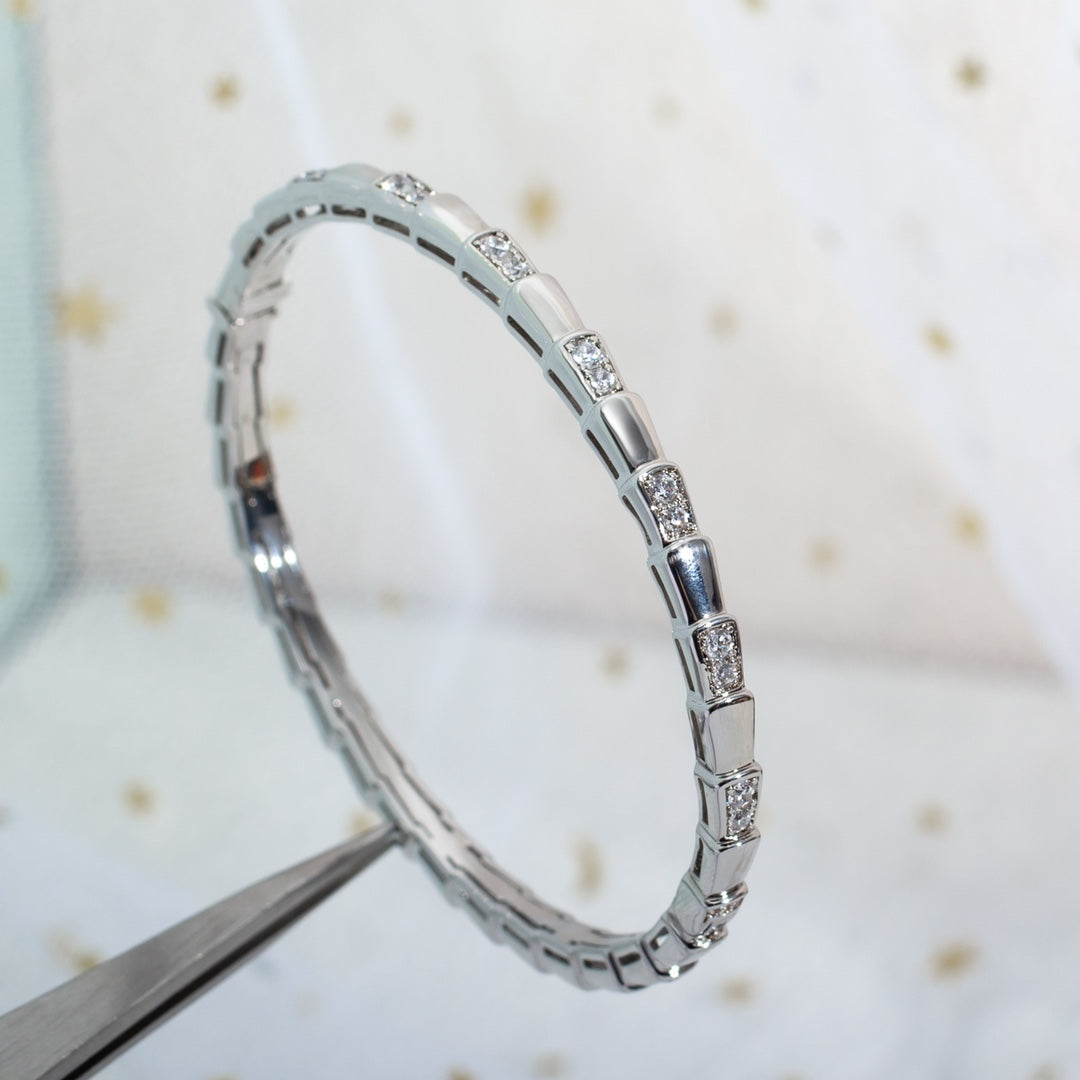 [Violet JW]SERPENTI BRACELET SILVER DIAMOND