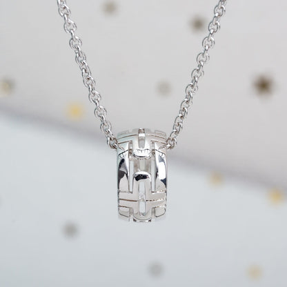 [Violet JW]PARENTESI NECKLACE SILVER