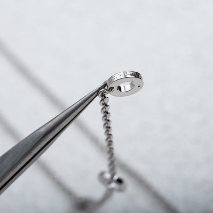 [Violet JW]PARENTESI NECKLACE SILVER