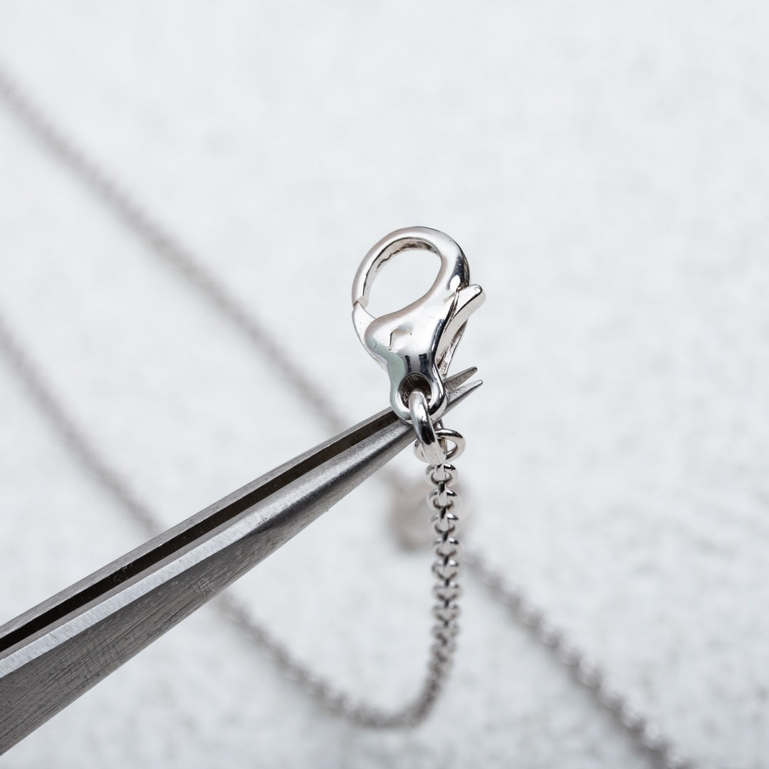 [Violet JW]PARENTESI NECKLACE SILVER