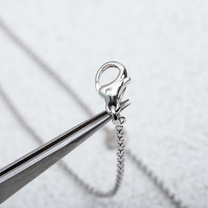 [Violet JW]PARENTESI NECKLACE SILVER