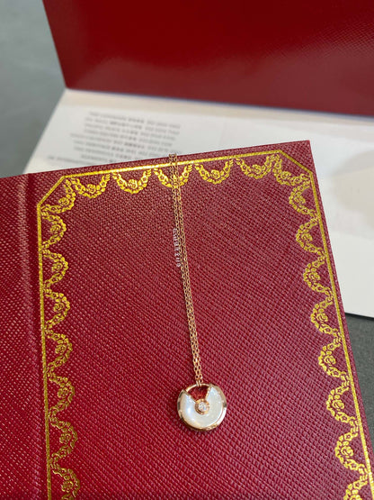 [Violet JW]AMULETTE ROSE GOLD MOP NECKLACE